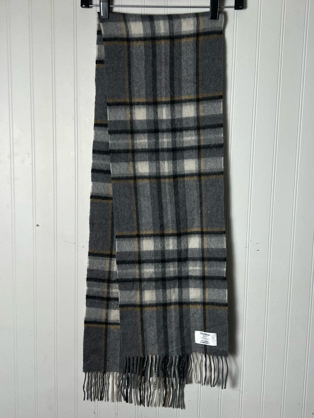 EDINBURGH CASHMERE SCARF PLAID (10 1/2 in X 70 in)